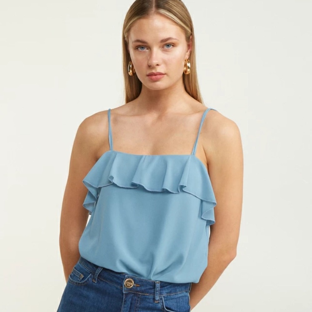 H&M Sky Blue Tank Top Blouse